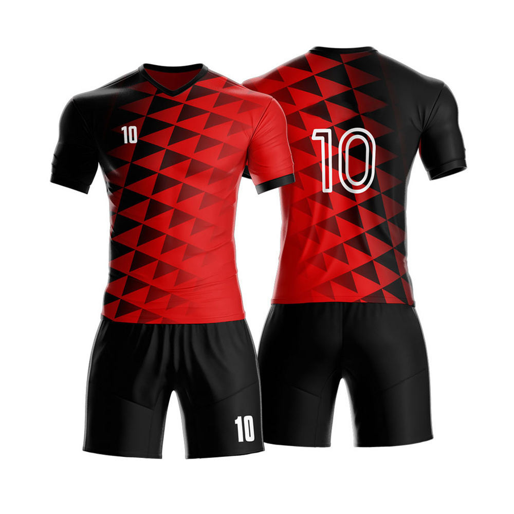 National Apparels 2024 Latest Design Soccer Uniform Set New Arrival Team Name Men Soccer Sports Football Uniforms For Sale